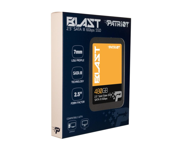 Patriot 480GB 2,5'' SATA SSD Blast - 266540 - zdjęcie 3